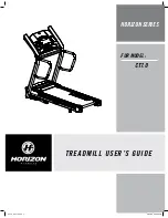 Horizon Fitness HORIZON SERIES CT7.0 User Manual предпросмотр