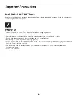 Preview for 3 page of Horizon Fitness HZ SERIES R51 User Manual