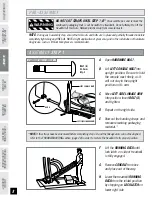 Preview for 8 page of Horizon Fitness HZ SERIES WT951 User Manual