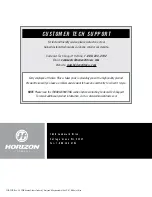 Preview for 36 page of Horizon Fitness PERFORMANCE SERIES PST6 User Manual