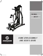 Horizon Fitness SXS 5.7 Assembly And User'S Manual preview