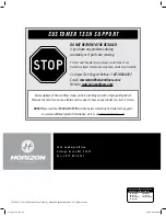 Preview for 17 page of Horizon Fitness TREADMILL  T401 User Manual