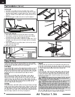 Preview for 16 page of Horizon Hobby Air Tractor 1.5m Instruction Manual