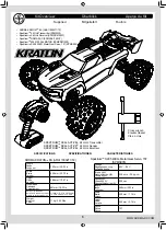 Предварительный просмотр 6 страницы Horizon Hobby ARRMA Kraton 8S Instruction Manual