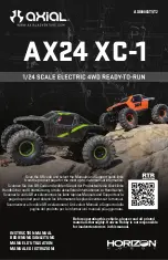 Horizon Hobby axial AX24 XC-1 Instruction Manual preview