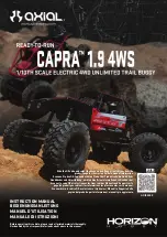 Horizon Hobby Axial CAPRA 1.9 4WS Instruction Manual preview