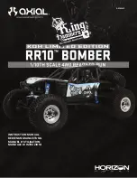 Horizon Hobby axial RR10 BOMBER Instruction Manual preview