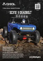 Preview for 1 page of Horizon Hobby Axial SCX10 II UMG10 Kit Instruction Manual