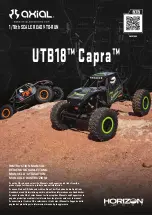 Preview for 1 page of Horizon Hobby axial UTB18 Capra Instruction Manual