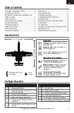 Preview for 3 page of Horizon Hobby Bind-N-Fly AS3X UMX A-10 Instruction Manual