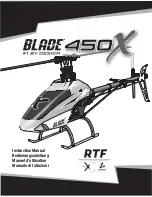 Horizon Hobby Blade 450 X Instruction Manual preview