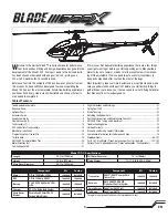 Preview for 3 page of Horizon Hobby Blade 700X Instruction Manual