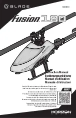 Preview for 1 page of Horizon Hobby Blade Fusion 180 Instruction Manual