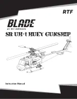 Horizon Hobby Blade SR UH-1 HUEY GUNSHIP Instruction Manual preview