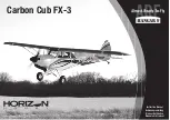 Horizon Hobby Carbon Cub FX-3 Instruction Manual preview