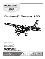 Preview for 1 page of Horizon Hobby Carbon-Z Cessna 150 Instruction Manual