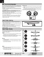 Предварительный просмотр 2 страницы Horizon Hobby Carbon-Z T-28 Quick Manual