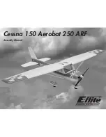 Horizon Hobby Cessna 150 Aerobat 250 ARF Assembly Manual предпросмотр