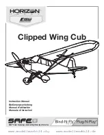 Horizon Hobby Clipped Wing Cub Instruction Manual предпросмотр