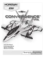 Horizon Hobby CONVERGENCE VTOL Instruction Manual preview