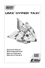 Preview for 1 page of Horizon Hobby E-flite BNF UMX HYPER TAXI Instruction Manual