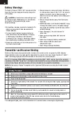 Preview for 6 page of Horizon Hobby E-flite BNF UMX HYPER TAXI Instruction Manual