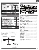 Предварительный просмотр 3 страницы Horizon Hobby E-FLITE Carbon-Z Cessna 150T 2.1m Instruction Manual