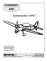 Preview for 1 page of Horizon Hobby E-flite Commander mPd EFL4875 Instruction Manual