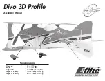 Preview for 1 page of Horizon Hobby E-flite Divo 3D Profile Assembly Manual