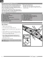 Предварительный просмотр 4 страницы Horizon Hobby E-flite EFL08250 Instruction Manual