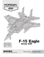 Preview for 1 page of Horizon Hobby E-flite F-15 Eagle Instruction Manual