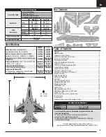 Preview for 3 page of Horizon Hobby E-flite F-16 Falcon 64mm EDF Instruction Manual