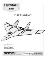 Предварительный просмотр 1 страницы Horizon Hobby E-flite F-27 Evolution Instruction Manual