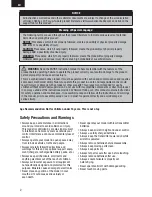 Preview for 2 page of Horizon Hobby E-Flite FPV Vapor Instruction Manual