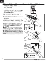 Preview for 12 page of Horizon Hobby E-Flite HABU STS Instruction Manual