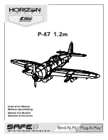 Horizon Hobby E-flite P-47 Instruction Manual preview