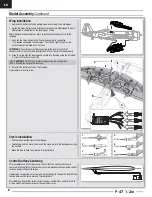 Предварительный просмотр 6 страницы Horizon Hobby E-flite P-47 Instruction Manual