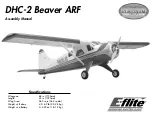 Preview for 1 page of Horizon Hobby E-flite PLATINUM DHC-2 Beaver ARF Assembly Manual