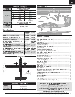 Предварительный просмотр 3 страницы Horizon Hobby E-flite Twin Otter 1.2m Instruction Manual