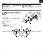 Предварительный просмотр 13 страницы Horizon Hobby E-flite Twin Otter 1.2m Instruction Manual