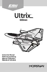 Предварительный просмотр 1 страницы Horizon Hobby E-FLITE Ultrix Instruction Manual