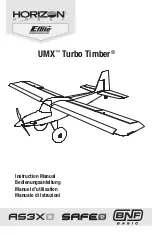 Horizon Hobby E-flite UMX Turbo Timber Instruction Manual preview