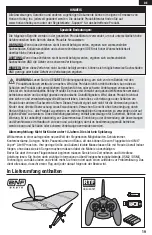 Preview for 19 page of Horizon Hobby E-FLITE UMX Vapor Lite HP Instruction Manual