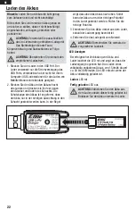 Preview for 22 page of Horizon Hobby E-FLITE UMX Vapor Lite HP Instruction Manual