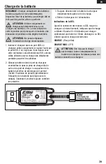 Preview for 39 page of Horizon Hobby E-FLITE UMX Vapor Lite HP Instruction Manual