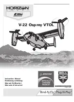 Horizon Hobby E-Flite V-22 Osprey VTOL Instruction Manual preview