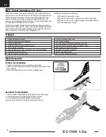 Preview for 4 page of Horizon Hobby EC-1500 Instruction Manual