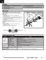 Preview for 14 page of Horizon Hobby EC-1500 Instruction Manual