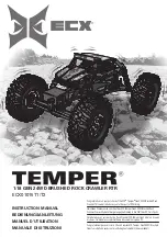 Horizon Hobby ECX Temper ECX01015T1 Instruction Manual preview