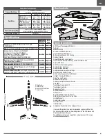 Preview for 3 page of Horizon Hobby EFL17750 Instruction Manual